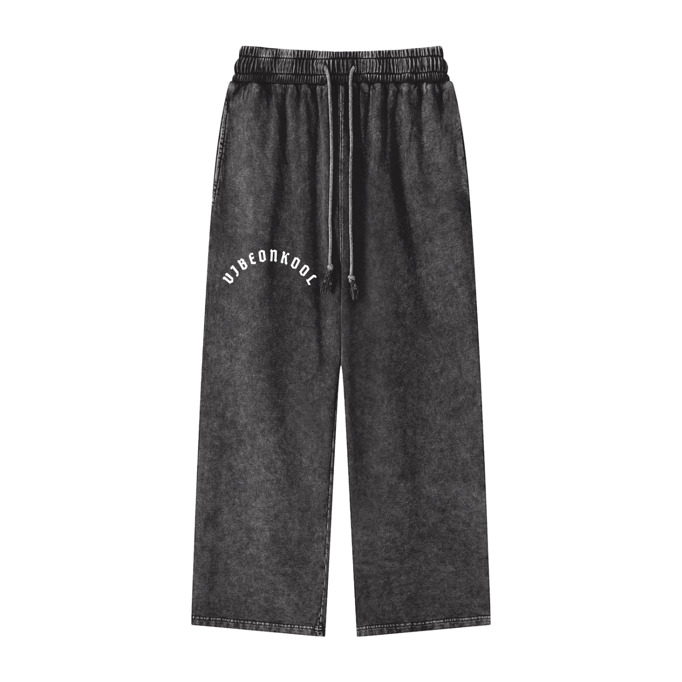 “VARSITY” Snow Washed Straight Leg Pants